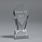 Optic Fountain Trophy, 9.25" Ht