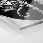 Japanese Tiger Print on Acrylic Glass by Cornel Vlad