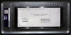 Johnny Unitas HOF Signed/Auto 2001 Bank Check Colts PSA/DNA MINT 9 192614