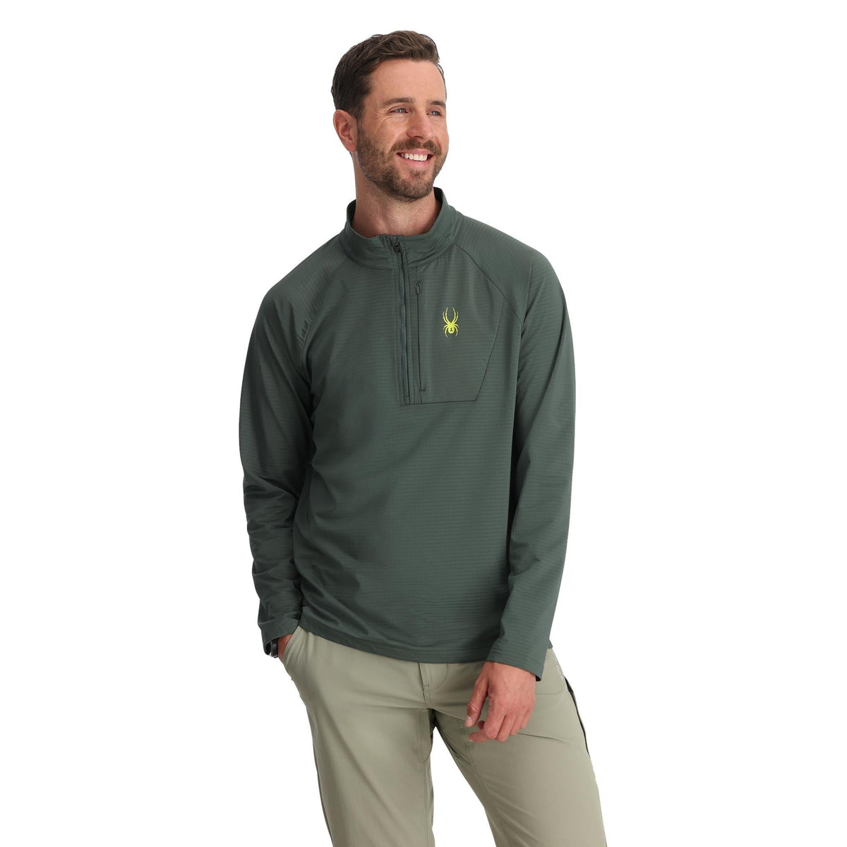 SPYDER Men's GridWeb™ Half Zip Fleece