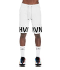 FRENCH TERRY SWEAT SHORT IN WHITE