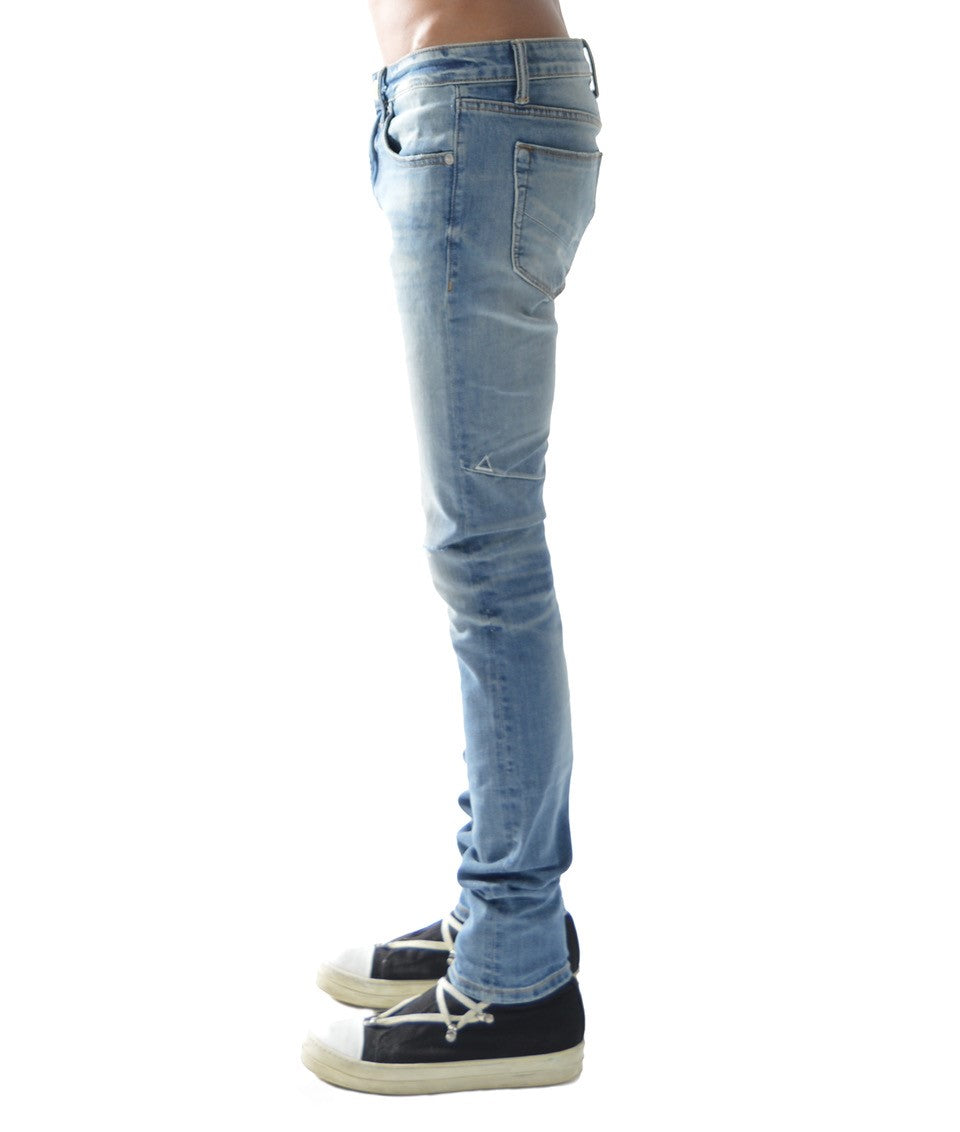 Strat Super Skinny Jeans in Light Sand Blue
