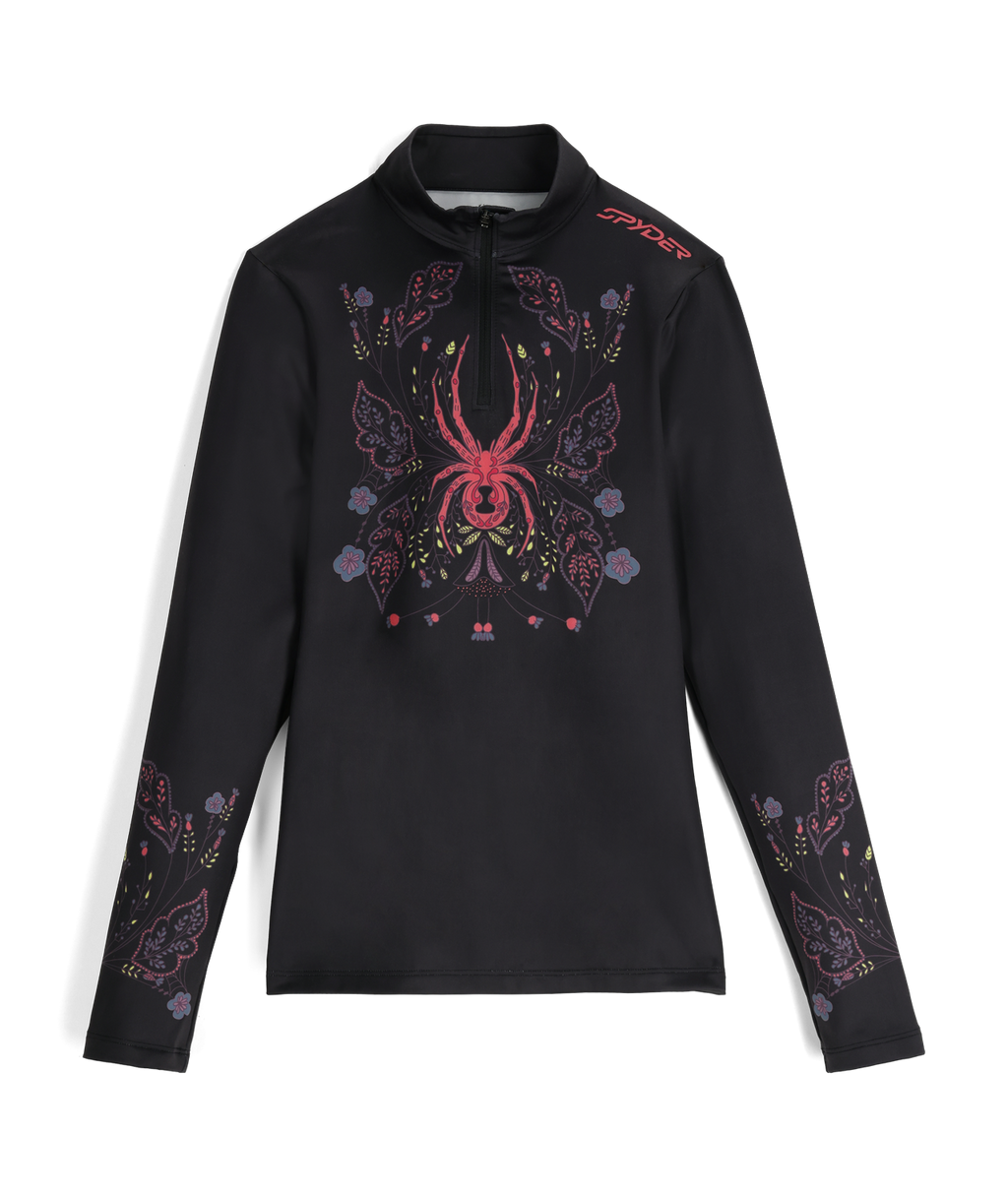 SPYDER Women's Vivid Half Zip T-Neck