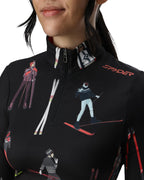 SPYDER Women's Vivid Half Zip T-Neck