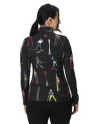 SPYDER Women's Vivid Half Zip T-Neck