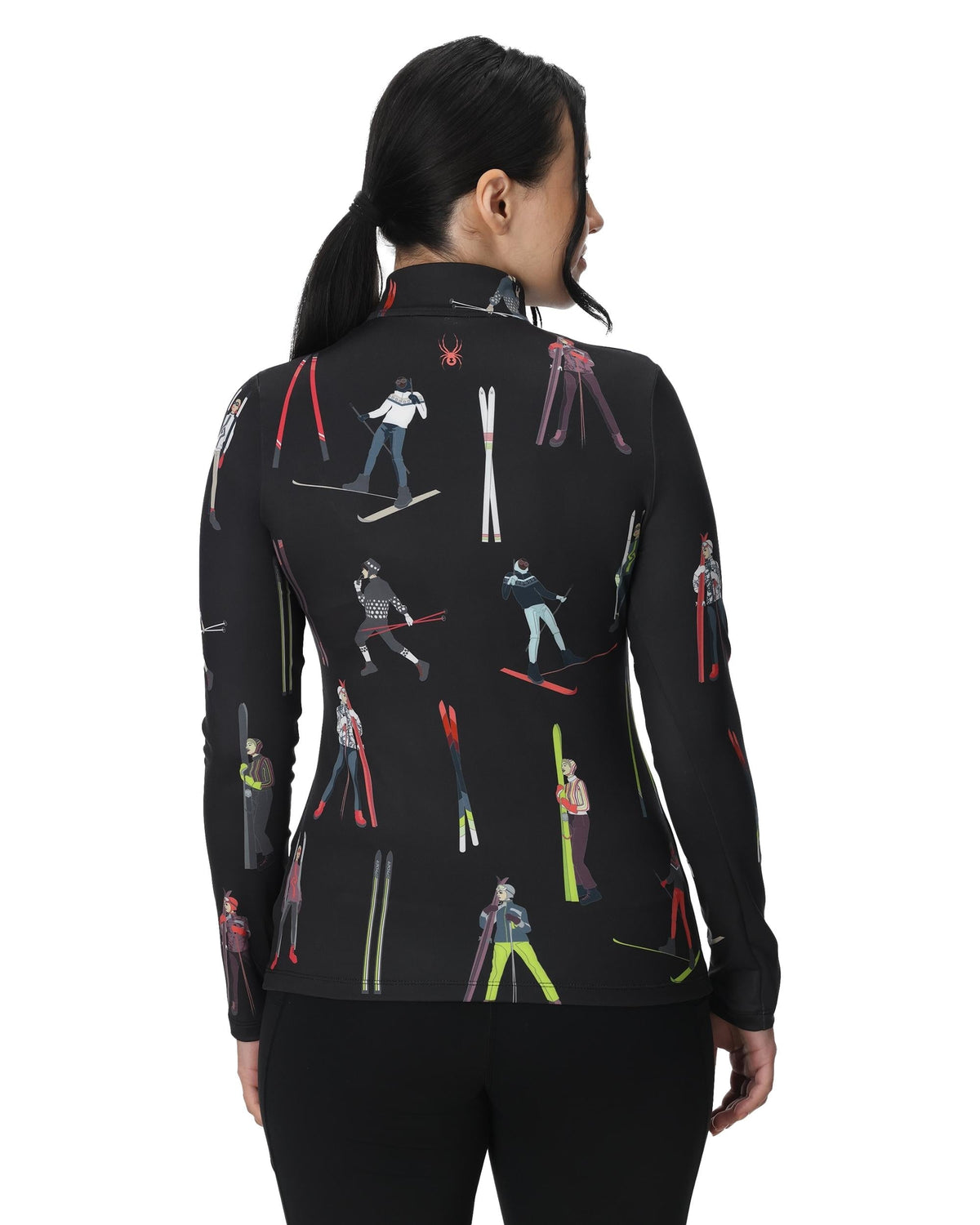 SPYDER Women's Vivid Half Zip T-Neck