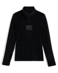 SPYDER Women's Society Shimmer Bug Zip T-Neck - Society