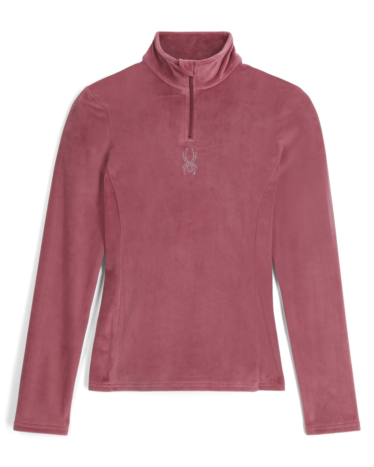 SPYDER Womens Shimmer Bug Half Zip T-Neck