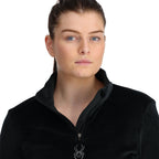 SPYDER Womens Shimmer Bug Half Zip T-Neck