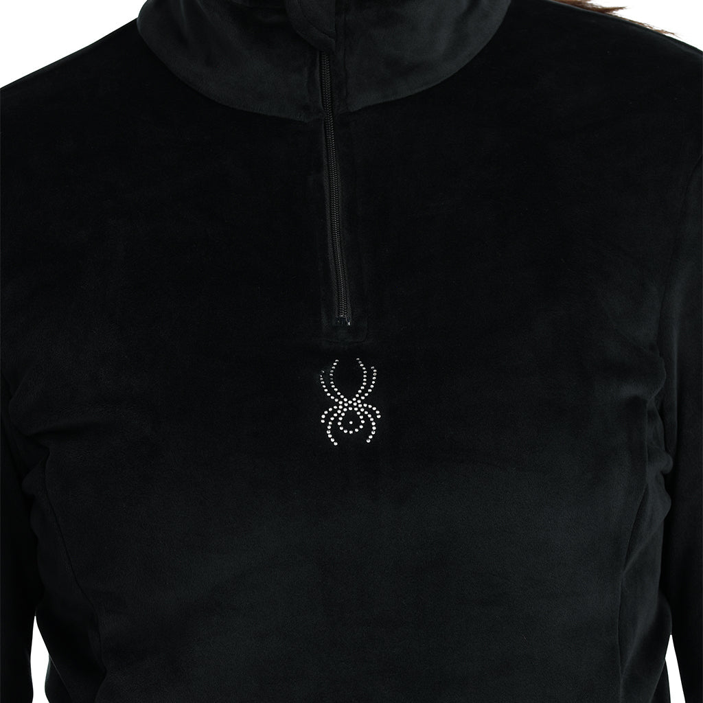SPYDER Womens Shimmer Bug Half Zip T-Neck