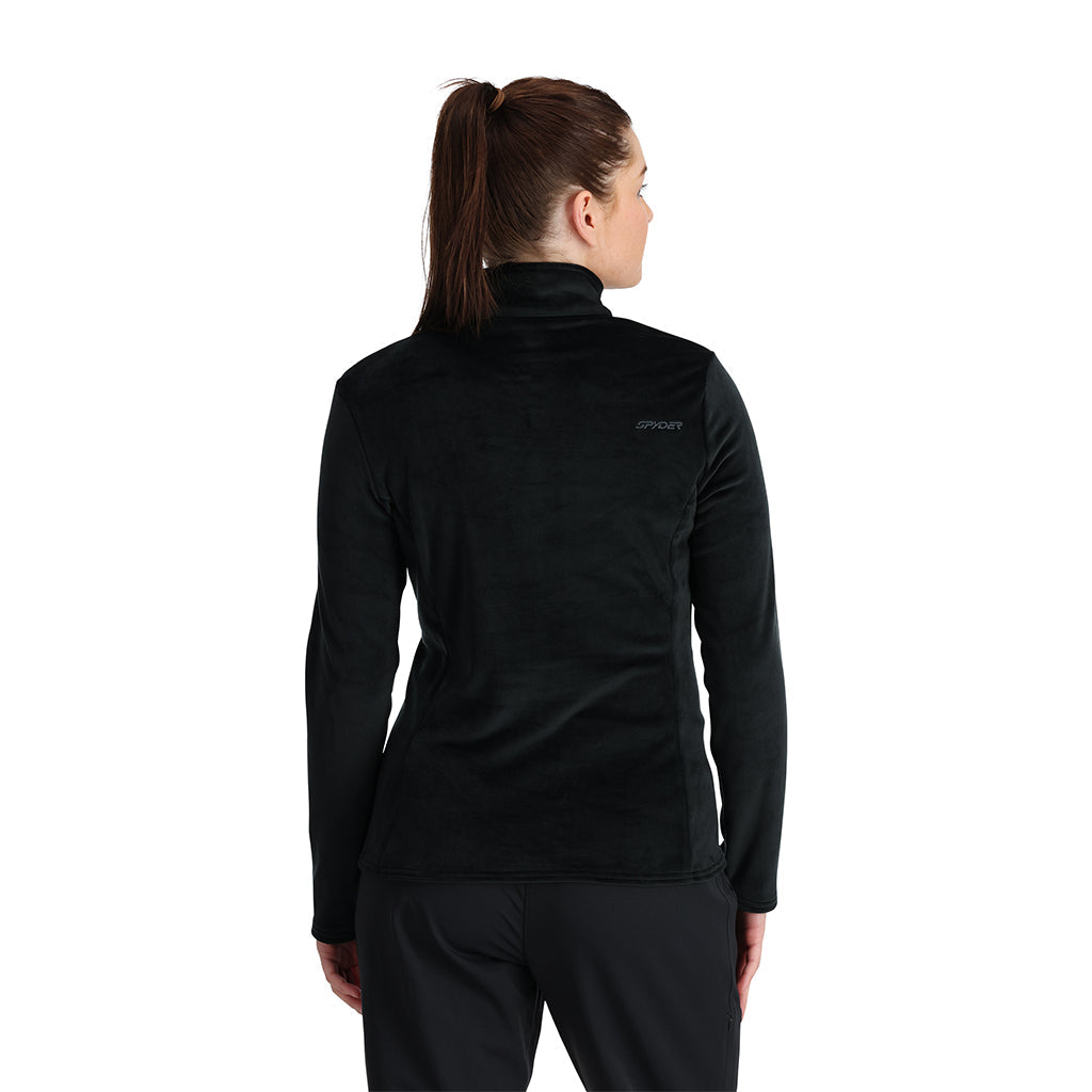 SPYDER Womens Shimmer Bug Half Zip T-Neck