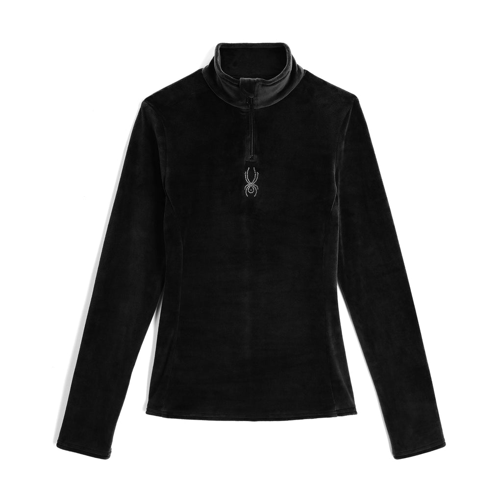 SPYDER Womens Shimmer Bug Half Zip T-Neck