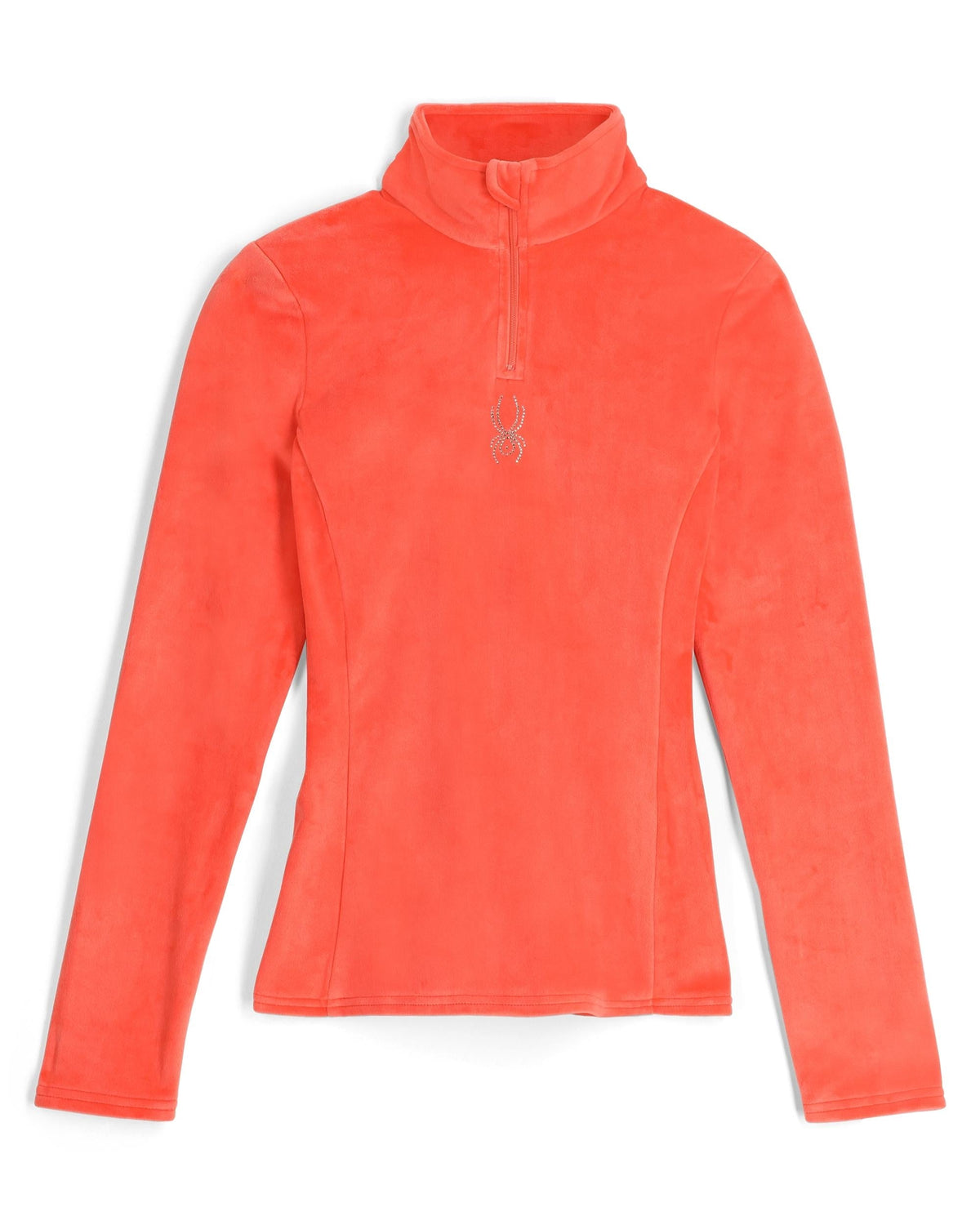 SPYDER Womens Shimmer Bug Half Zip T-Neck