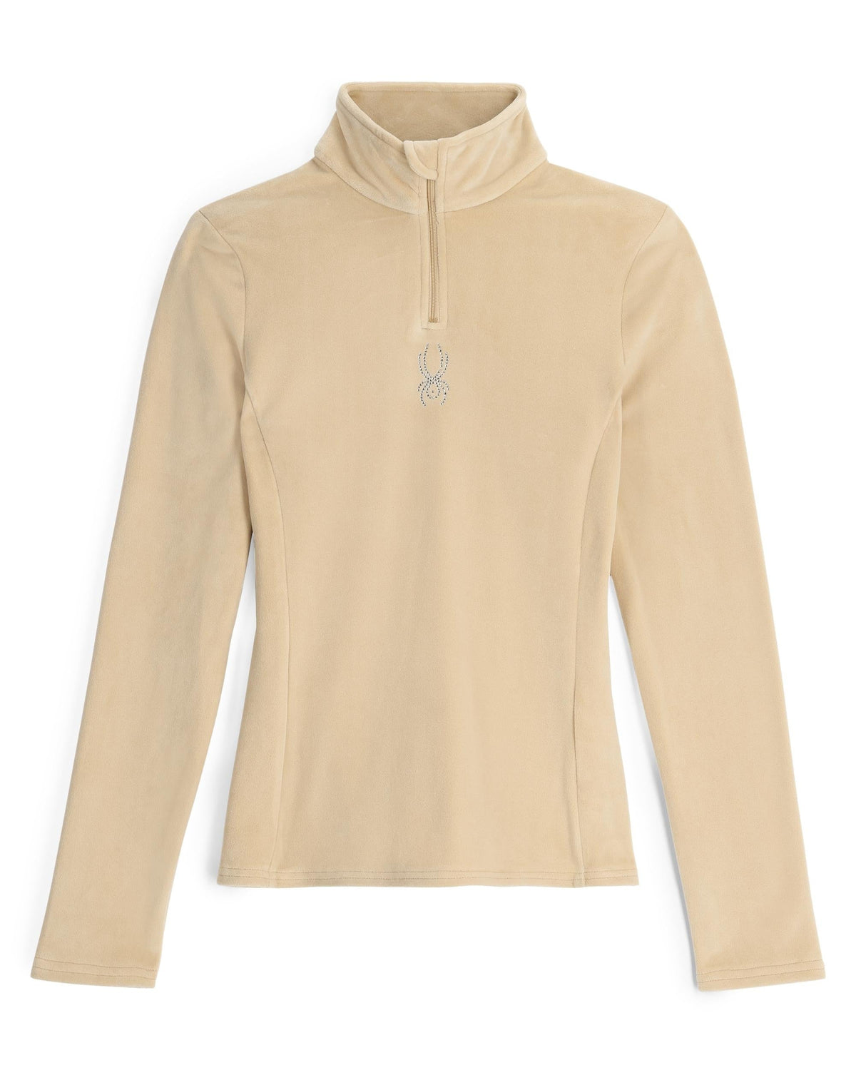 SPYDER Womens Shimmer Bug Half Zip T-Neck