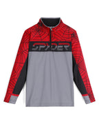 SPYDER Boys' Ryder Half Zip T-Neck
