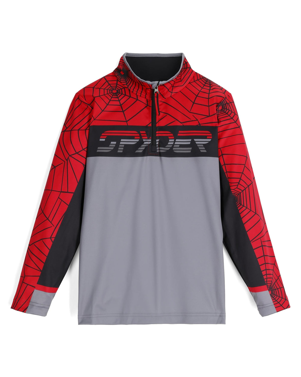 SPYDER Boys' Ryder Half Zip T-Neck