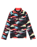 SPYDER Girls' Surface Half Zip T-Neck
