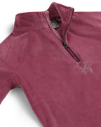 SPYDER Girls' Shimmer Bug Half Zip T-Neck