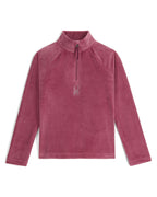 SPYDER Girls' Shimmer Bug Half Zip T-Neck