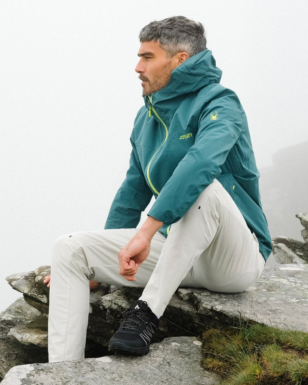 SPYDER Men's Clutch Rain Shell Jacket