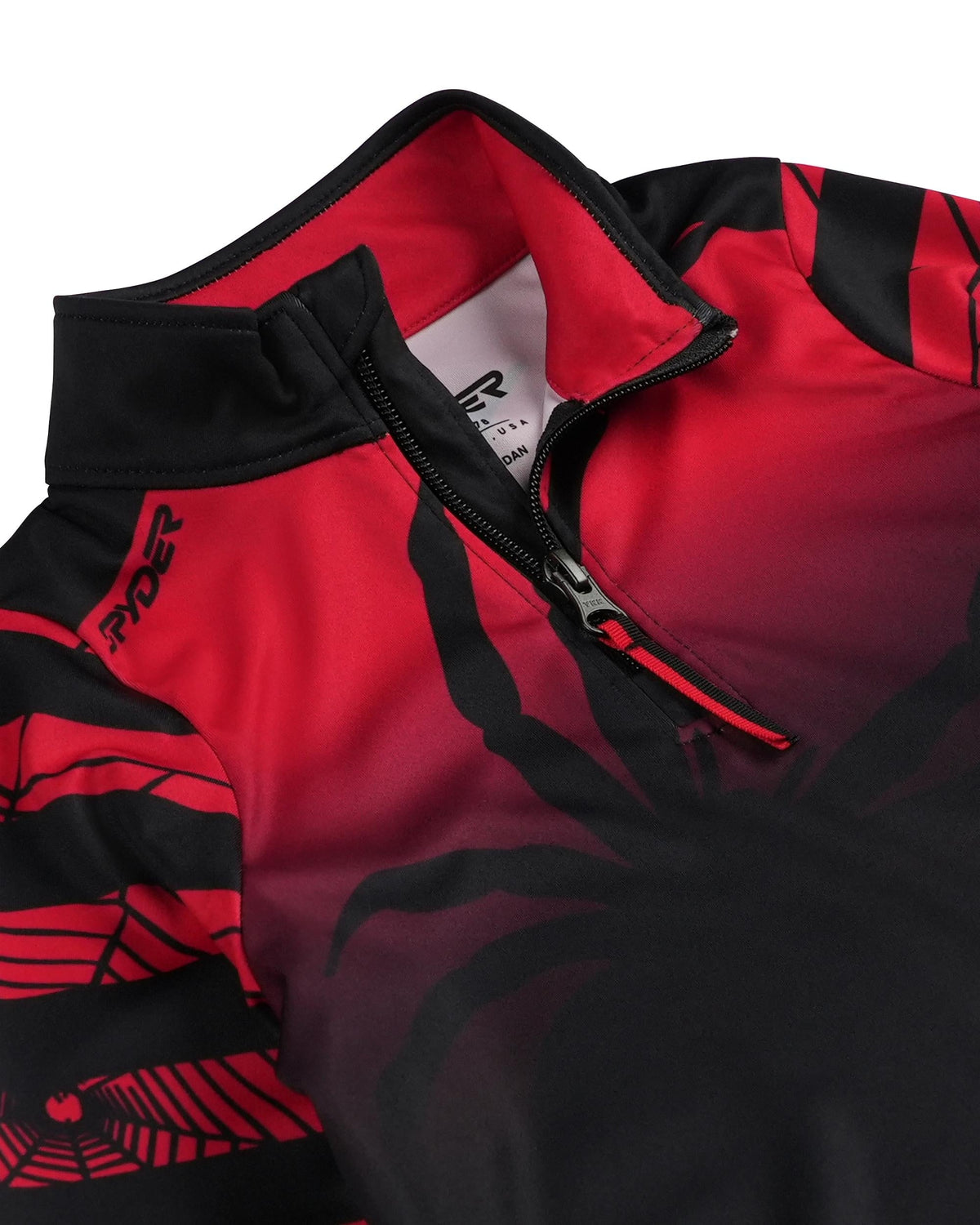 SPYDER Boys' Challenger Half Zip T-Neck