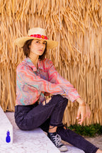 Western Palm Leaf Straw Hat