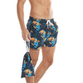 Parrots Swim Trunks // Dark Blue