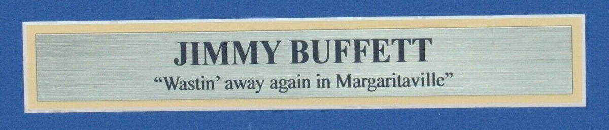 Jimmy Buffett "Margaritaville" Framed Collage