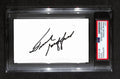 Frank Gifford Autographed 3x5 Cut Card PSA/DNA 186541