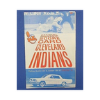 1961 CLEVELAND INDIANS PROGRAM vs. Tigers UNSCORED