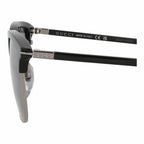 Gucci // Unisex // Novelty Sunglasses // Black Ruthenium + Blue