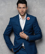 Polka Dot Flower Lapel Pin