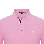 Carson Short Sleeve Polo Shirt // Pink