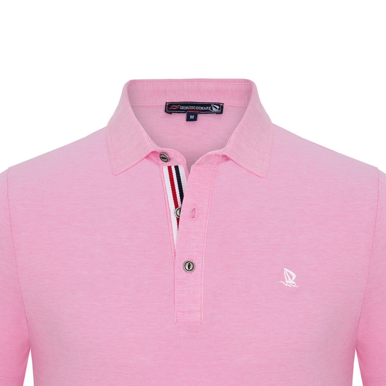 Carson Short Sleeve Polo Shirt // Pink