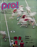 1971 New England Patriots vs. Miami Dolphins 12/5/71 Game Program 180247
