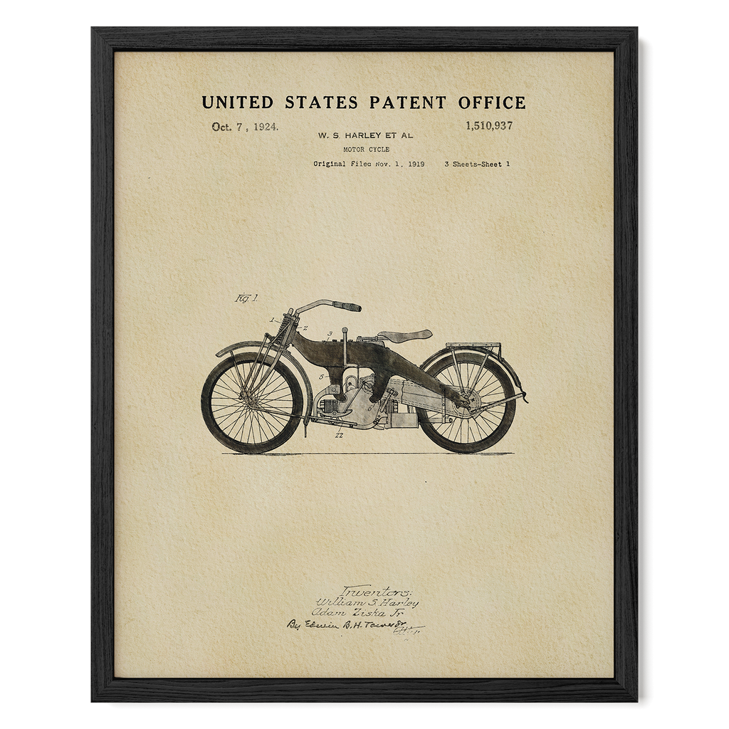 Black Motorcycle (1924)