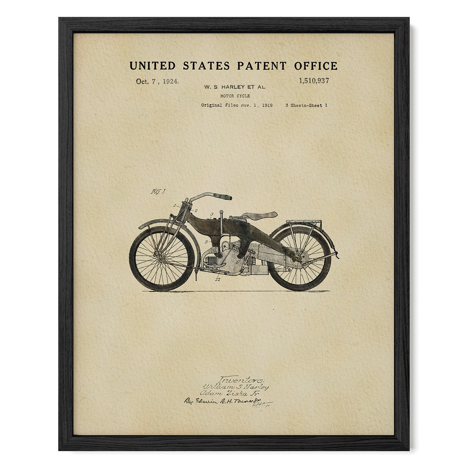 Black Motorcycle (1924)