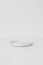 Sonnet Appetizer Plate - Matte White/Glossy White - Set of 6