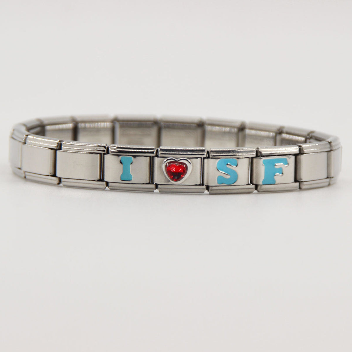 San Francisco 49ers Italian Charm Bracelet – Sports Fan Gift for Holiday, Birthday & Game Day