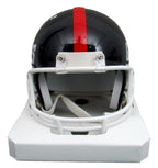 Daniel Jones Signed New York Giants Throwback Mini Helmet Beckett 157852