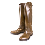 Women's Leather Knee-High Boots // Brown