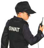 Police Swat Navy Blue Jumpsuit Costume Large 12-14