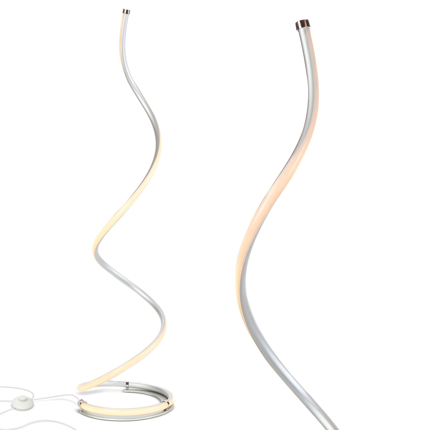 Allure // LED Spiral Decor Floor Lamp