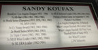 Sandy Koufax Dodgers SignedAutographed FRAMED 3x5 Index Collage PSA/DNA 136624