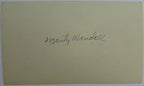 Marty Wendell Notre Dame Fighting Irish Signed Vintage 1949 GPC Postcard 144798