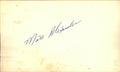 Matt Alexander Pittsburgh Pirates  Signed/Autographed 3x5 Index Card 162638