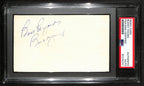 Buddy Young Signed/Inscribed 3x5 Index Card Baltimore Colts PSA/DNA 189020