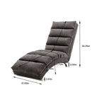 Massage Chaise Lounge Indoor, Ergonomic Electric Massage Lounger