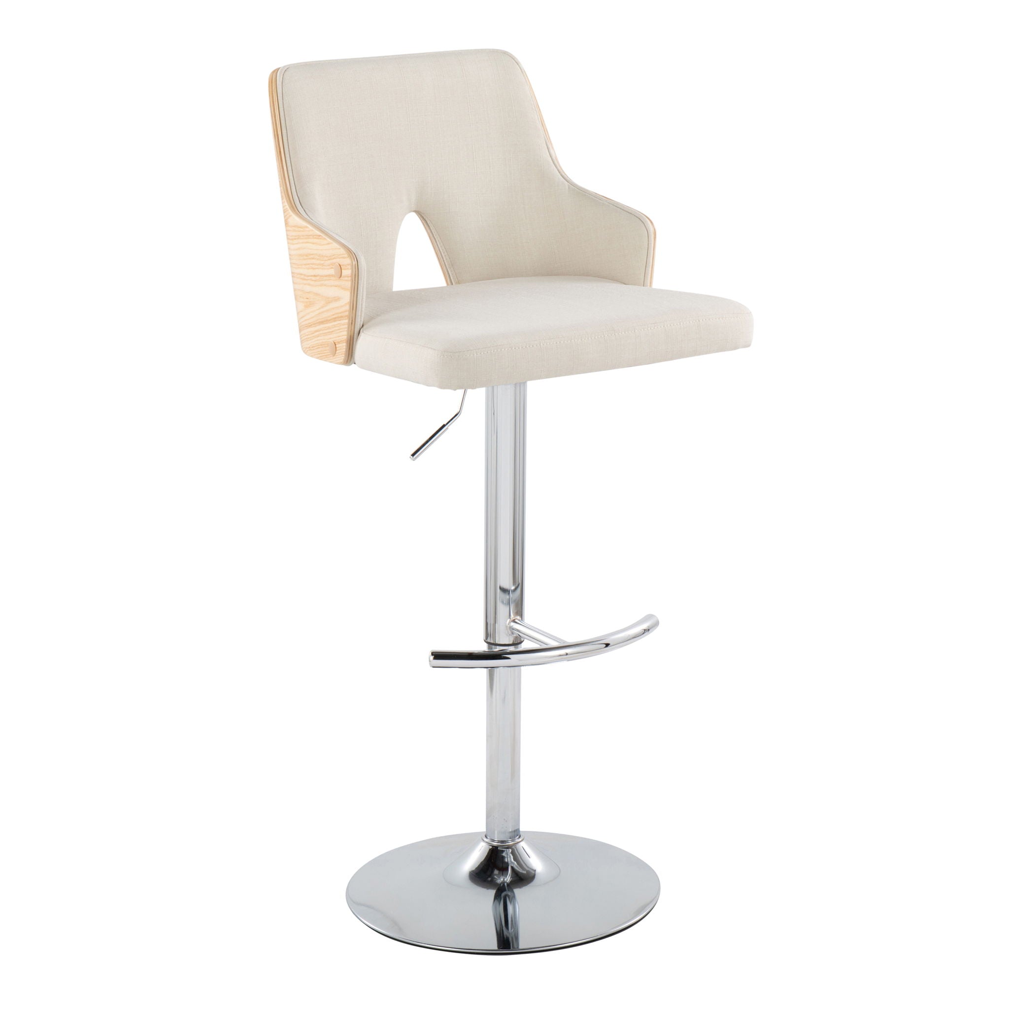 Stella - Contemporary With Swivel & Rounded T Footrest (Set