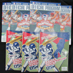 Lot of 7 ALCS Game Programs 2002,2005 Angels vs White Sox